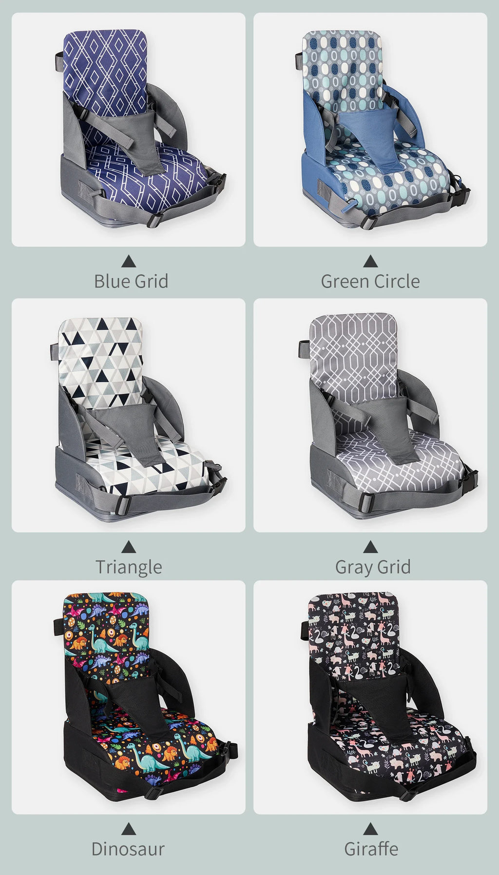 Rehausseur de chaise nomade pliable