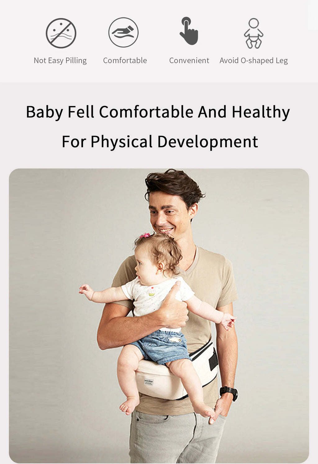 Siège de hanche ergonomique (Hipseat)