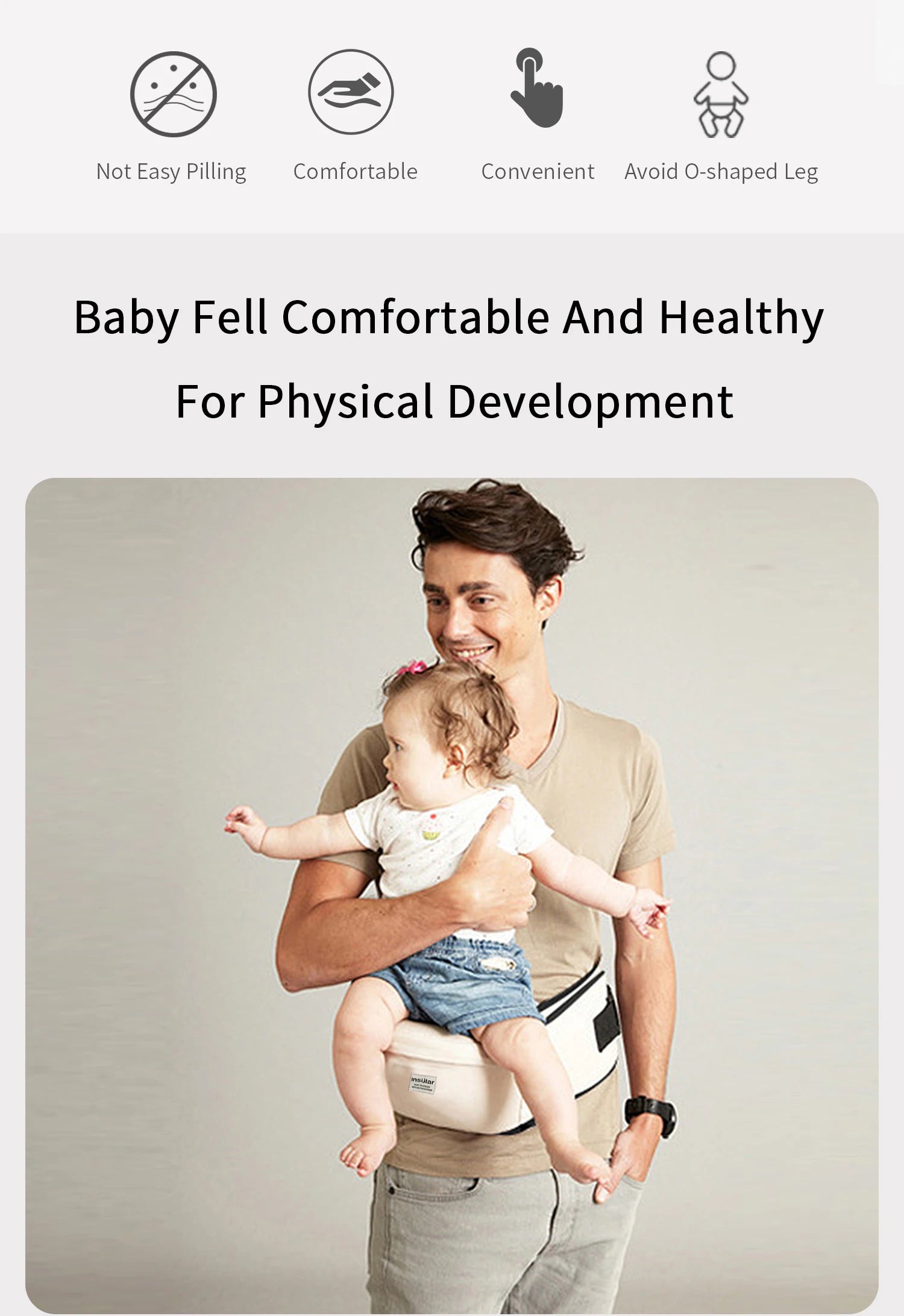 Siège de hanche ergonomique (Hipseat)
