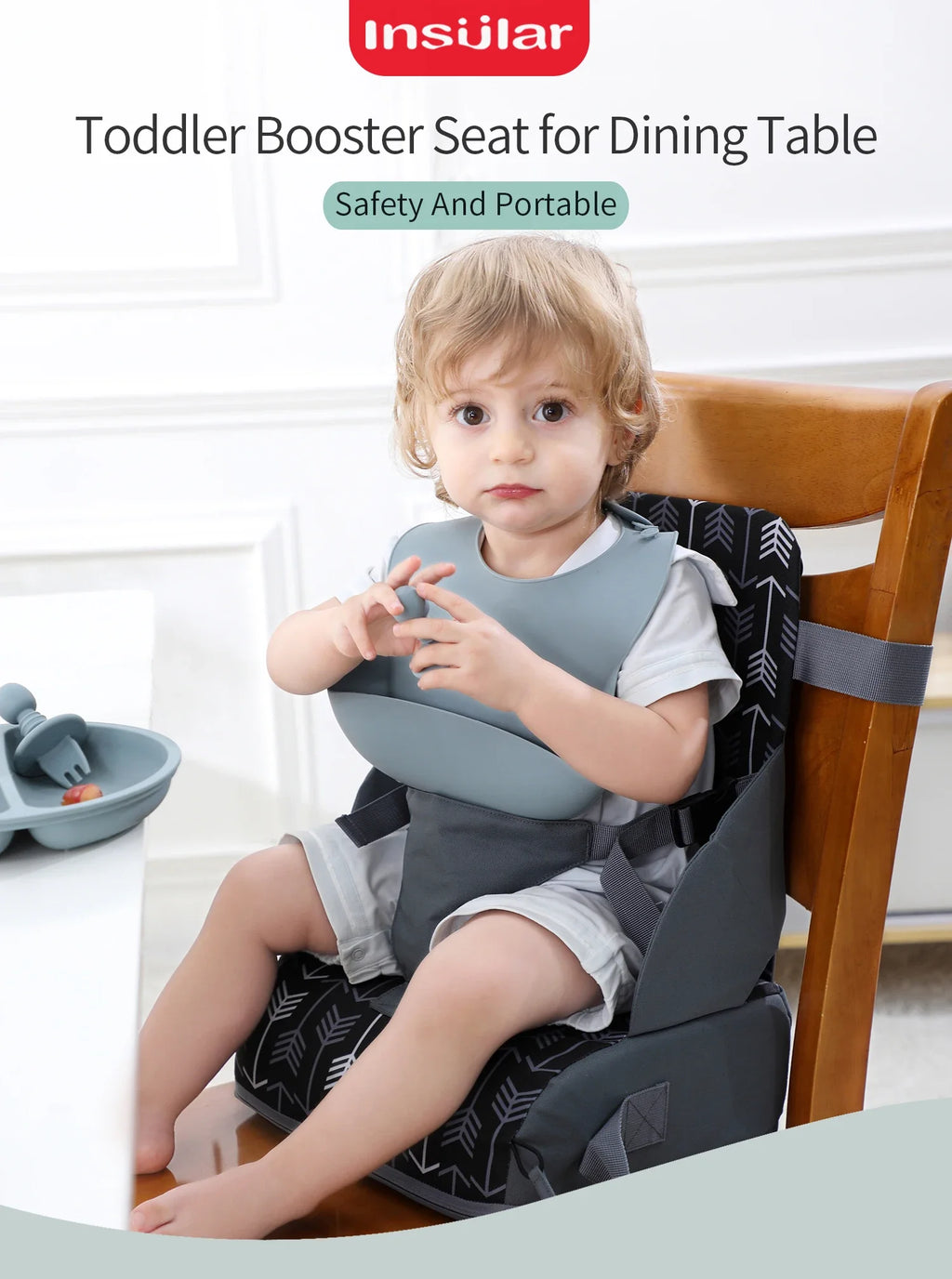 Rehausseur de chaise nomade pliable