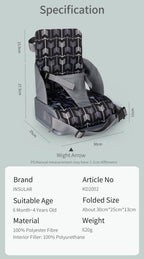 Rehausseur de chaise nomade pliable